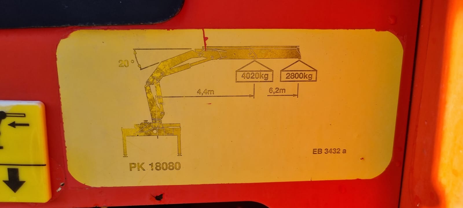 2003 ISUZU FVZ1400 14TON DROPSIDE WITH PALFINGER PK 18080 CRANE  - Image 11