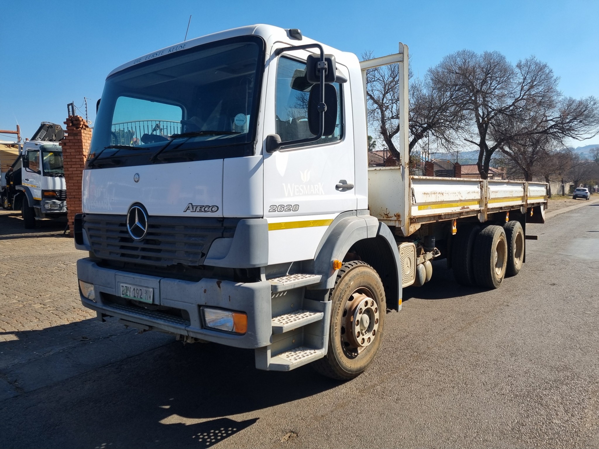 2002 MERCEDES BENZ 2628 ATEGO 12TON DROPSIDE BODY - Image 3