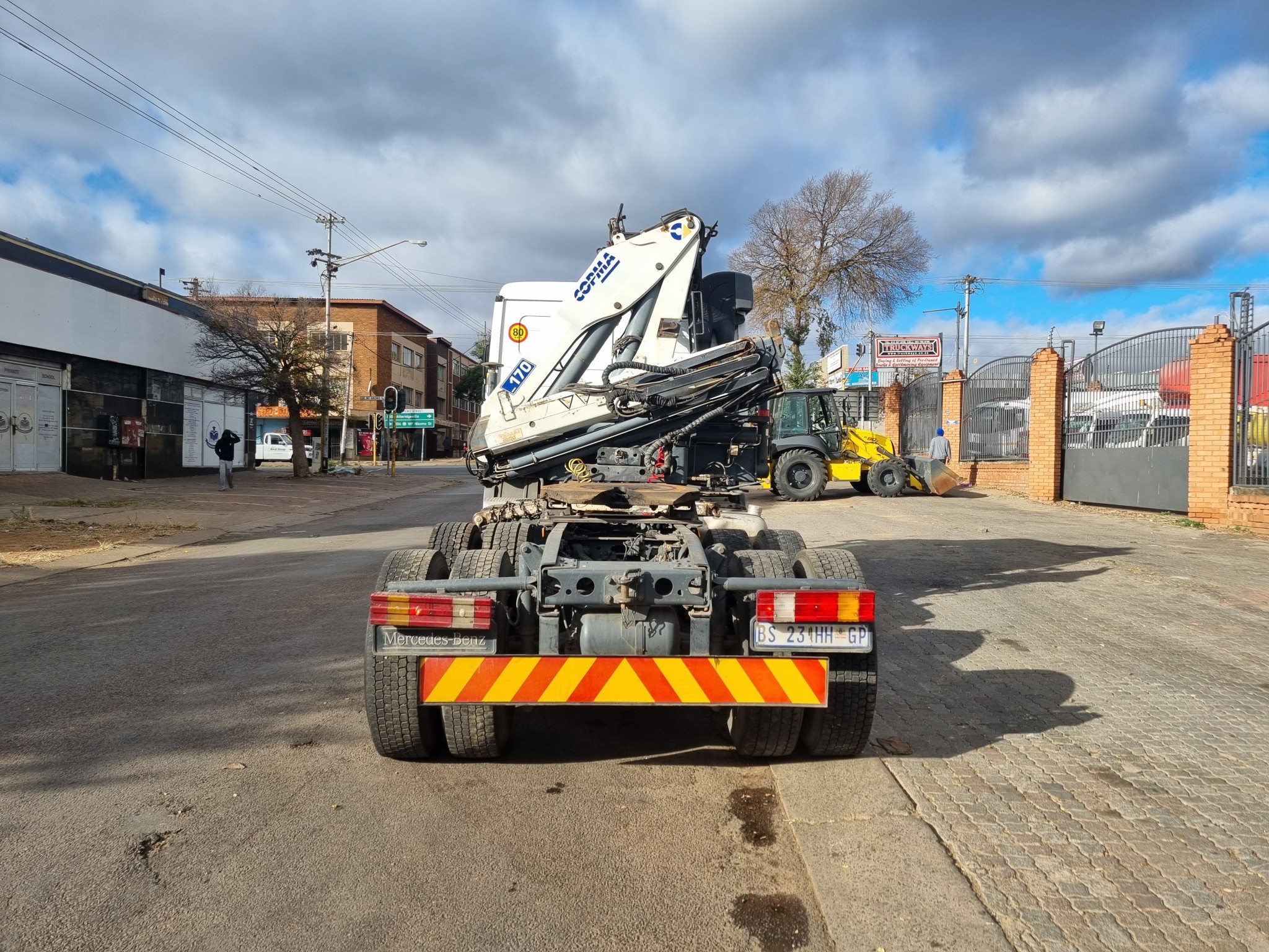 2012 MERCEDES BENZ 3344 HORSE WITH COPMA 170.3 CRANE - Image 7