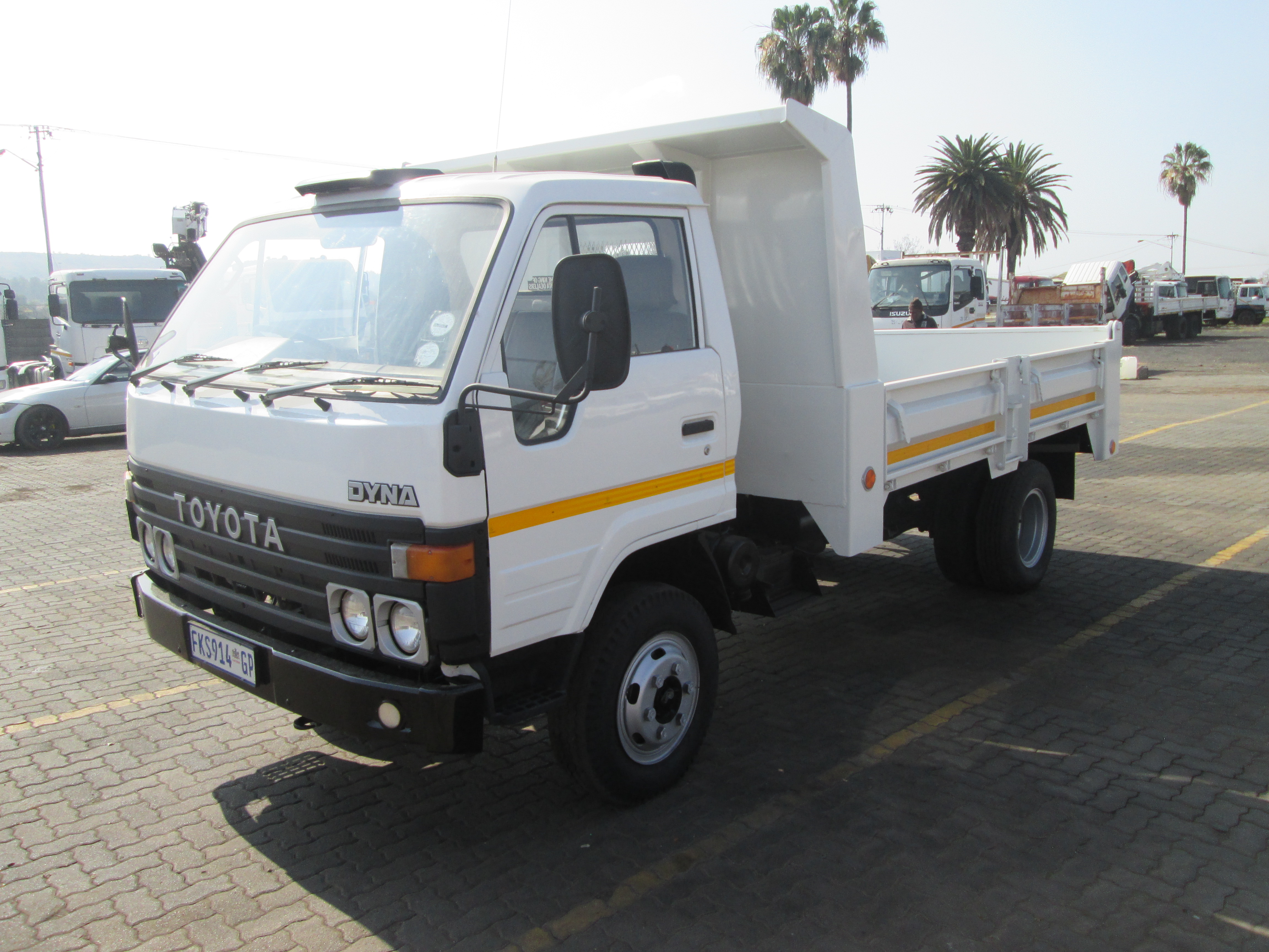 1991 TOYOTA DYNA ADE364 3TON DROPSIDE TIPPER - 333350KM - Image 3