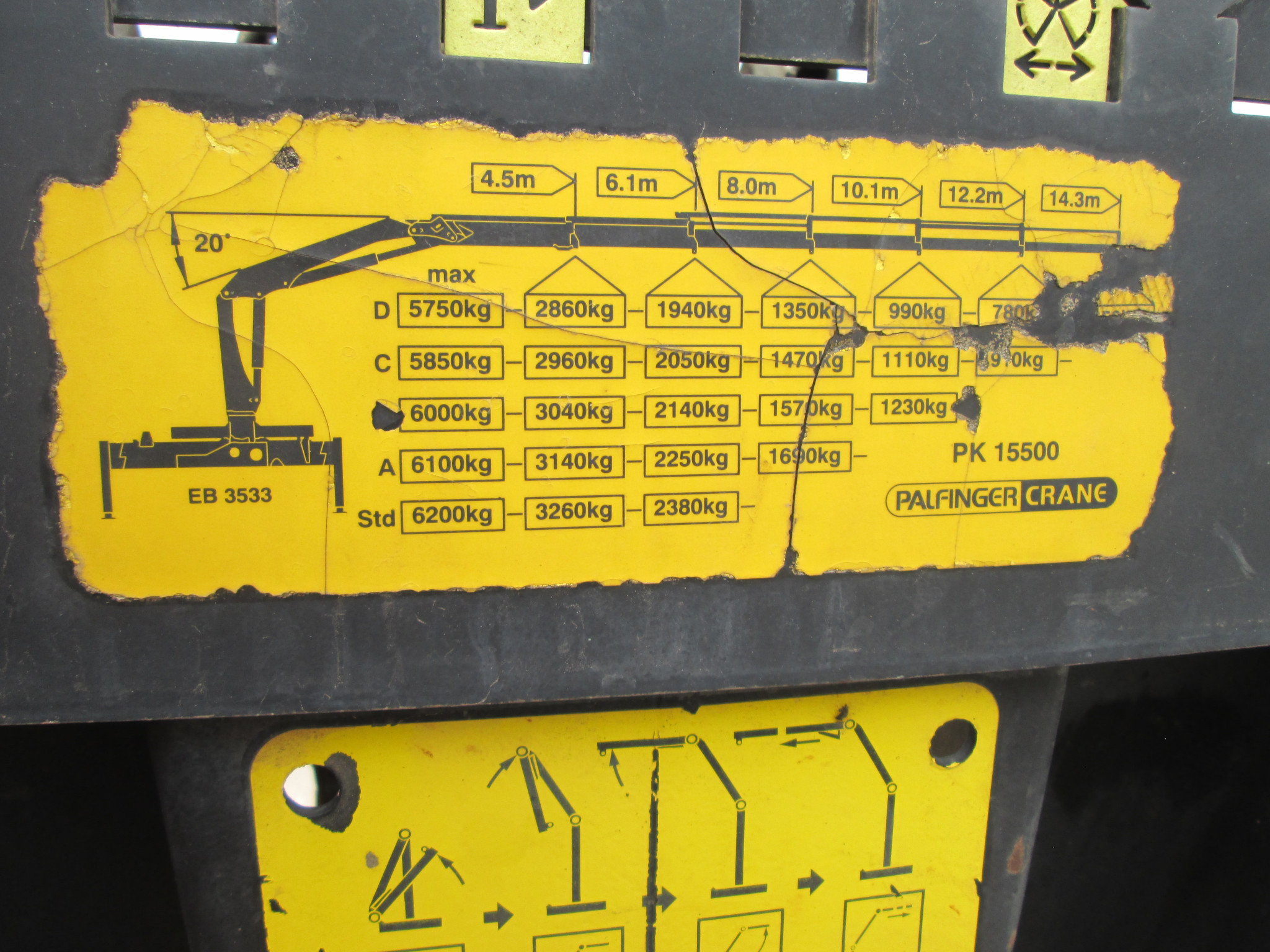 2012 MERCEDES BENZ 3344 TRUCK TRACTOR WITH PK 15500 CRANE - Image 16