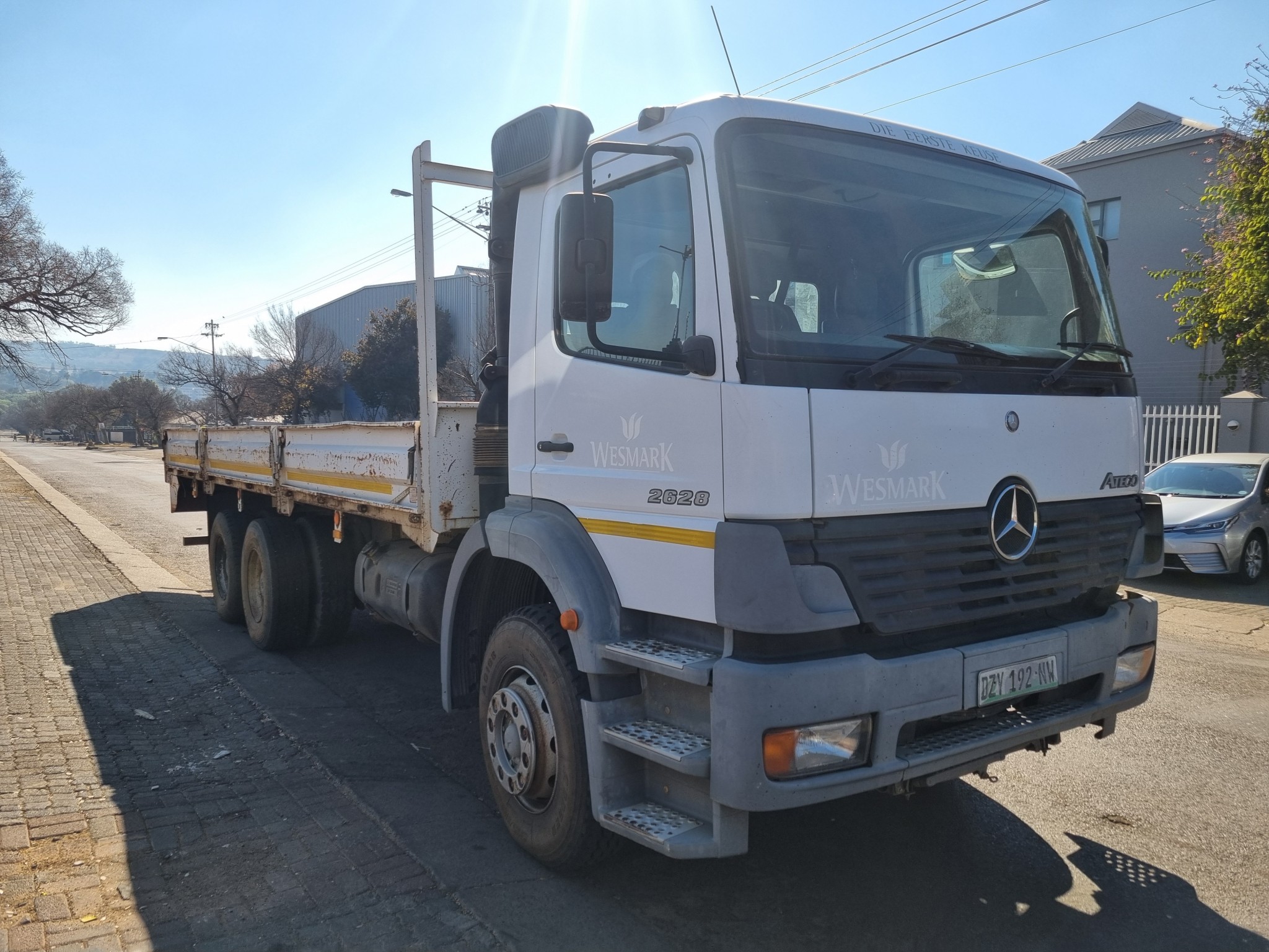 2002 MERCEDES BENZ 2628 ATEGO 12TON DROPSIDE BODY - Image 1